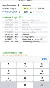 Margin Interest screenshot 1