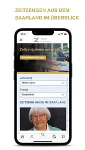 Zeitzeug:innen im Saarland screenshot 3