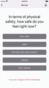 Safety Survey screenshot 1