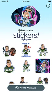 Pixar Stickers: Lightyear screenshot 0