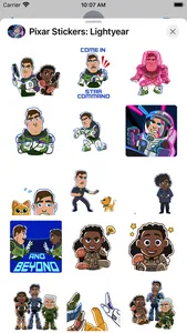 Pixar Stickers: Lightyear screenshot 1