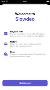 Slowdeo: Slow down your videos screenshot 0