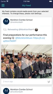 Monkton Combe School screenshot 0