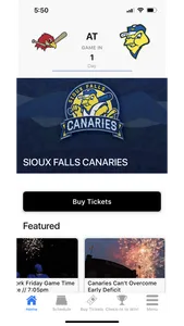 Sioux Falls Canaries Game Day screenshot 1