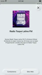 Radio Toque Latino screenshot 2