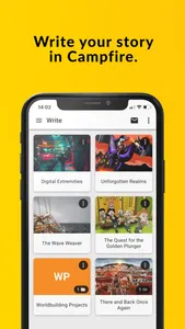 Campfire – Write Your Book screenshot 0