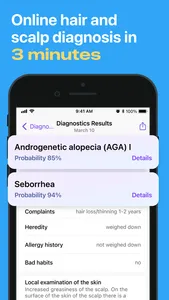 iHairium Assistant hair loss screenshot 1