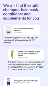 iHairium Assistant hair loss screenshot 2