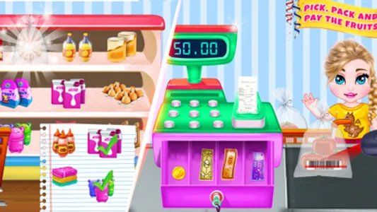 Supermarket Fun:Game For girls screenshot 2