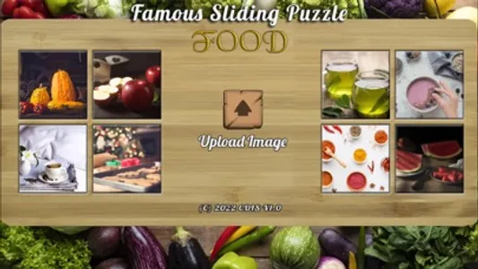 Famous Sliding Puzzle: Food screenshot 1