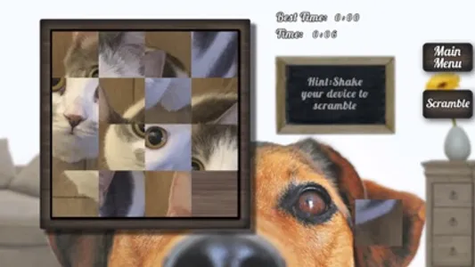 Famous Sliding Puzzle: Pets screenshot 2