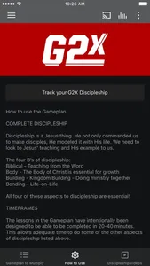 G2X | Athlete Discipleship screenshot 1