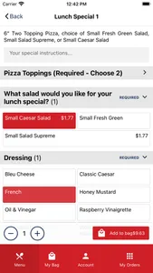 US Pizza Batesville screenshot 2