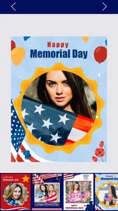 Memorial Day Greeting Card App screenshot 0