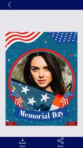 Memorial Day Greeting Card App screenshot 2