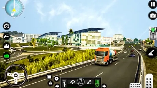 Euro Truck Parking Game screenshot 1