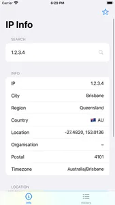 IPInfo — lightweight tracker screenshot 0