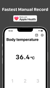 TapTemperature for Health App screenshot 0