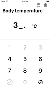 TapTemperature for Health App screenshot 1