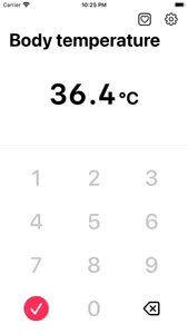 TapTemperature for Health App screenshot 2