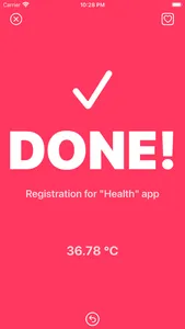 TapTemperature for Health App screenshot 3