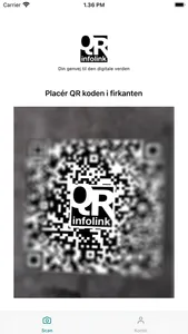 QR infolink screenshot 1