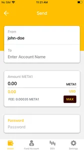 META 1 Wallet screenshot 5