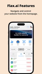 Flax.ai: Mini Website Builder screenshot 1