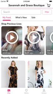 Savannah and Grace Boutique screenshot 1