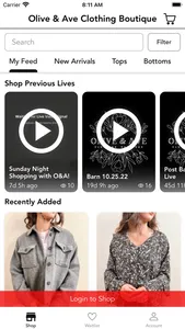 Olive & Ave Clothing Boutique screenshot 1