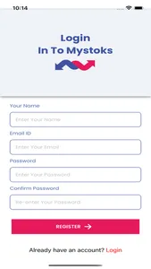 Mystoks screenshot 1