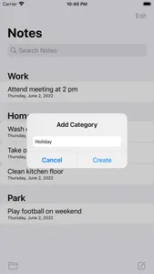 NoteApp screenshot 1