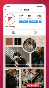 Grids - Template for instagram screenshot 1