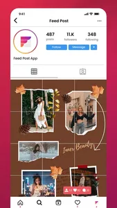 Grids - Template for instagram screenshot 4