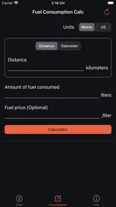 Fuel Cost Calculator - Calc screenshot 2