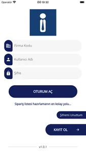 iMOSİ - Mobil Sipariş Listesi screenshot 0