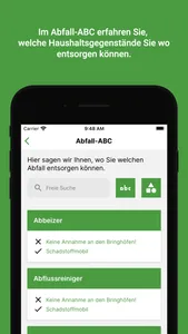 Abfall-App ZfA screenshot 3