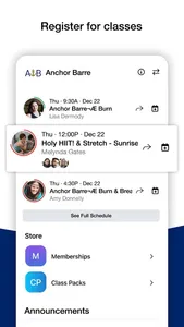 Anchor Barre Fitness screenshot 1