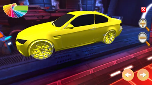 Car 3D Tuning Coloring Games screenshot 5