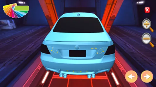 Car 3D Tuning Coloring Games screenshot 7