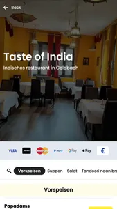 Taste of India Goldbach screenshot 1