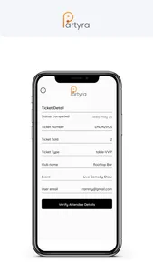 Partyra Ticket Checker screenshot 1