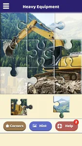 Heavy Equipment Puzzle screenshot 0