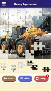 Heavy Equipment Puzzle screenshot 3