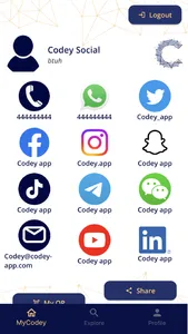 CODEY Social screenshot 1