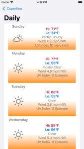 Orange Weather screenshot 2