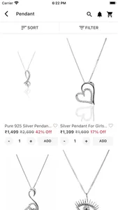 ZaveriX - Buy Silver Jewellery screenshot 1