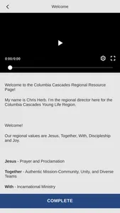 Young Life Columbia Cascades screenshot 2