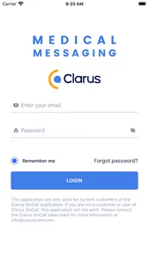 Medical Messaging by Clarus screenshot 0