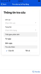 Phản ánh sự cố HTKT tỉnh BRVT screenshot 2